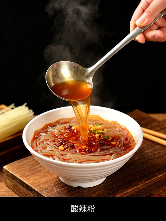 Hot and Sour Sweet Potato Noodle